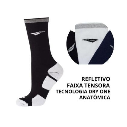 Imagem de Meia Refletiva Penalty Cano Alto Esportiva Sinalizada