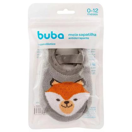 Imagem de Meia Sapatilha Antiderrapante Bebê e Infantil Com Elástico Menino Menina - Buba