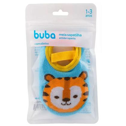 Imagem de Meia Sapatilha Antiderrapante Bebê e Infantil Com Elástico Menino Menina - Buba