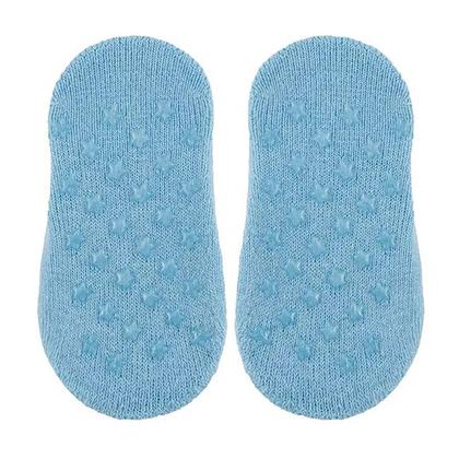 Imagem de Meia Sapatilha Antiderrapante Bebê e Infantil Com Elástico Menino Menina - Buba