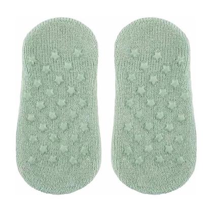 Imagem de Meia Sapatilha Antiderrapante Bebê e Infantil Com Elástico Menino Menina - Buba