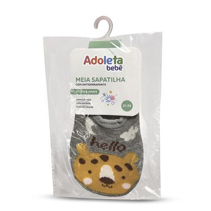 Imagem de Meia Sapatilha Infantil Antiderrapante (06 a 12Meses) e (01 a 03Anos) Adoleta Bebê