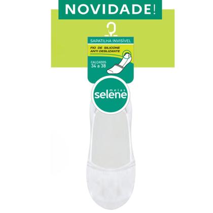 Imagem de Meia Sapatilha Invisível Selene com Fio de Silicone Antideslizante Confortavel