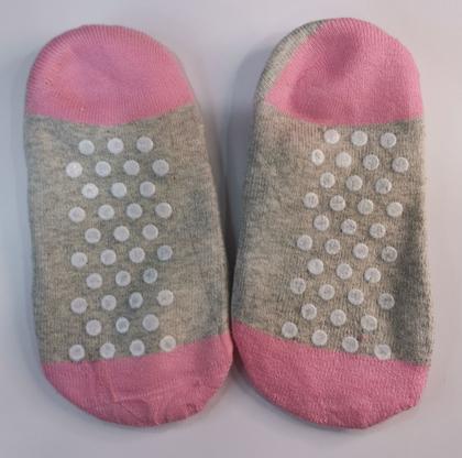 Imagem de Meia Sapatilha Pilates Infantil menina com Estampas Antiderrapante