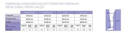 Imagem de Meia Sigvaris 7/8 Media Compressão 20-30mmhg Select Premium