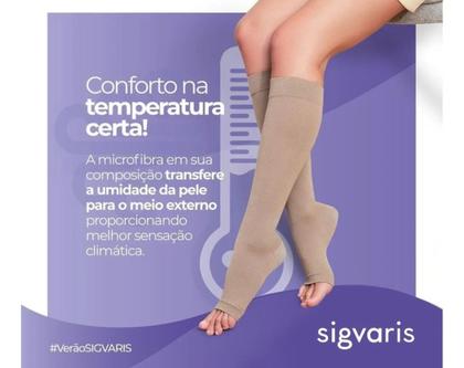 Imagem de Meia Sigvaris Media Compressão 20-30 Panturrilha 3/4