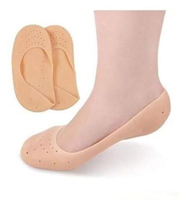 Imagem de Meia Silicone Conforto Pes Anti Bolhas Rachaduras Descamacao
