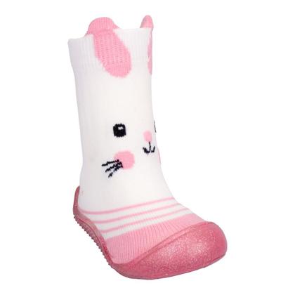 Imagem de Meia Sola Antiderrapante Infantil Bêbe Pimpolho 17 ao 22