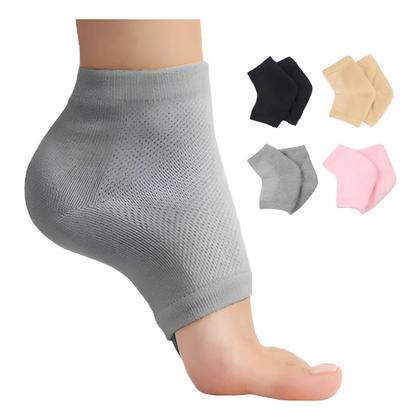 Imagem de Meia Tornozeleira Para Calcanhar Silicone Dor Rachadura