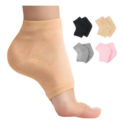 Imagem de Meia Tornozeleira Para Calcanhar Silicone Dor Rachadura