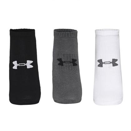 Imagem de Meia Under Armour Cotton Invisivel - Pacote com 3 pares