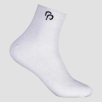 Imagem de Meia Unissex Lisa Cano Longo Kit com 3 Pares Poliéster