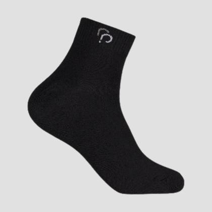 Imagem de Meia Unissex Lisa Cano Longo Kit com 3 Pares Poliéster