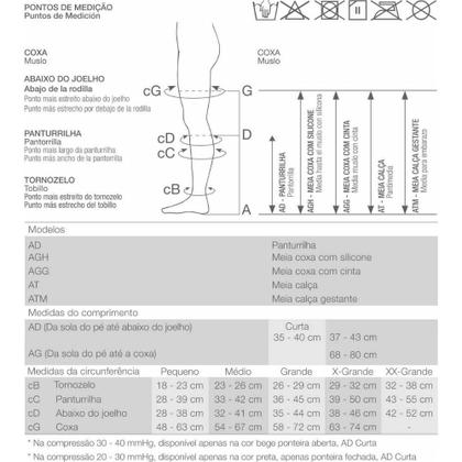 Imagem de Meia Venosan Ultraline 4000 comp 20-30 mmHg 3/4