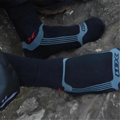 Imagem de Meia X11 Super Boots Casual Cano Longo Algodão Motociclista