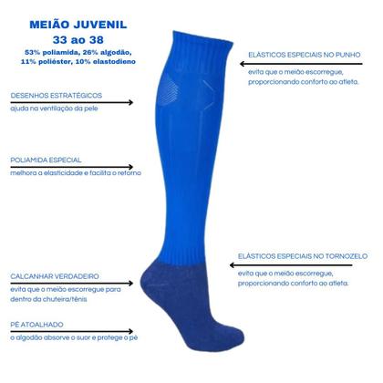 Imagem de Meião juvenil kanxa