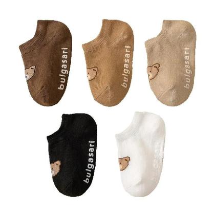 Imagem de Meias Antiderrapantes Para Bebês, 5 Pares, Solado De Silicone Antiderrapante Para Meninos E Meninas