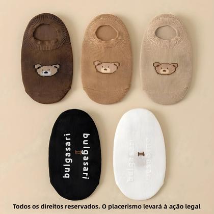 Imagem de Meias Antiderrapantes Para Bebês, 5 Pares, Solado De Silicone Antiderrapante Para Meninos E Meninas