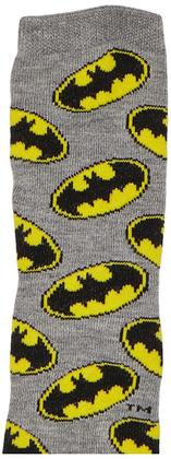 Imagem de Meias BATMAN Batman, pacote com 3, Crew Casual, para meninos de 8 a 12 anos