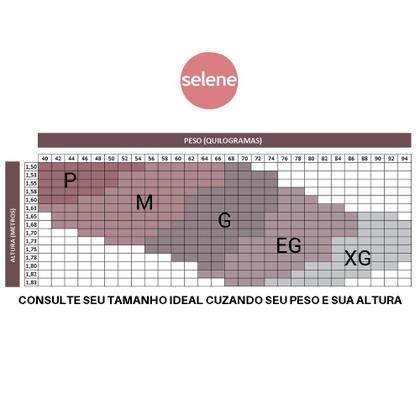 Imagem de Meias Calça Clássica Transparente Selene Europeu Feminina Fio 15 Com Ponteira Básica Lisa