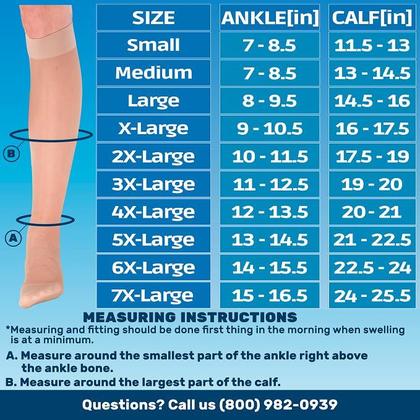 Imagem de Meias de compressão ABSOLUTE SUPPORT Sheer 15-20 mmHg para mulheres
