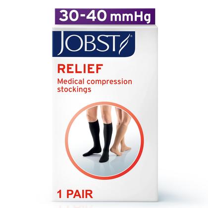 Imagem de Meias de compressão JOBST Relief Knee High 30-40 mmHg bege