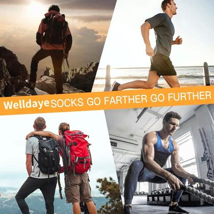 Imagem de Meias de tornozelo Welldaye Low Respiráveis Casuais Esportivas Masculinas x30