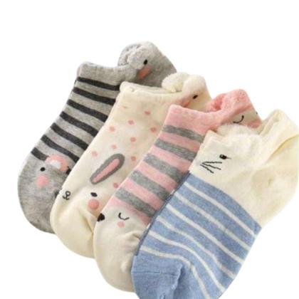 Imagem de Meias Divertidas Sapatilha Adulto Feminina  Kit 12 pares