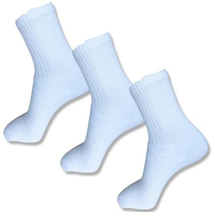 Imagem de Meias Masculina Branca 12 Pares