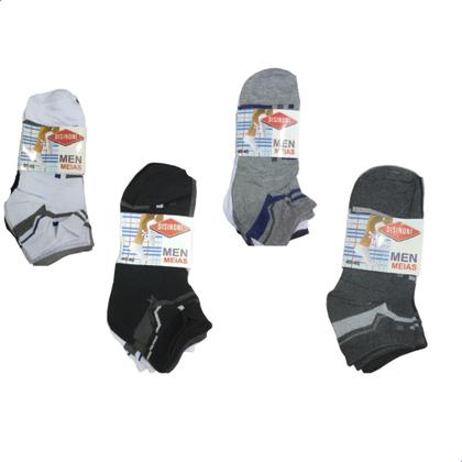Imagem de Meias Masculinas Disinoni Kit com 6 Pares Sortidos