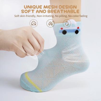 Imagem de Meias para bebês Aroveea, antiderrapante, tornozelo, pacote com 12, 3-5 anos