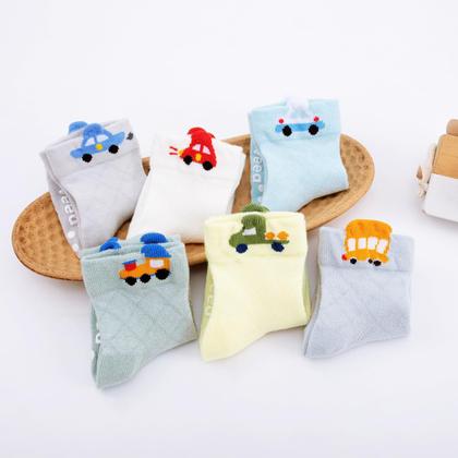 Imagem de Meias para bebês Aroveea, antiderrapante, tornozelo, pacote com 12, 3-5 anos