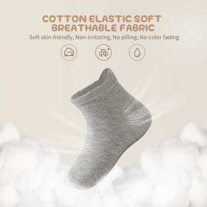 Imagem de Meias para bebês Aroveea Toddler, antiderrapantes, 1-3 anos, pacote com 12