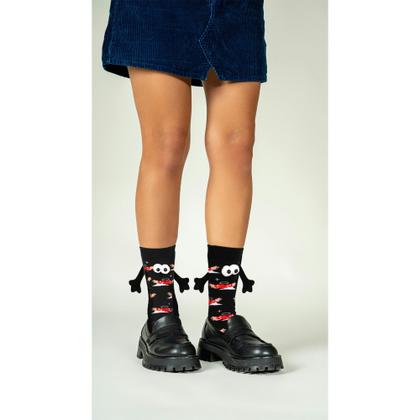 Imagem de Meias Vermeyen Magnetic Holding Hands Funny Couple Unissex