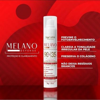 Imagem de Melano Defense Clareador Protetor Fps90 Biomarine 50g