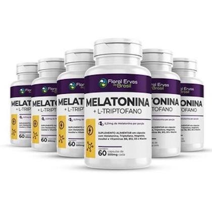 Imagem de Melato nina  Triptofano 180 Cápsulas 500 mg  Suplemento  Sono +  Vitamina B6  B12  D3   Dormir melhor 