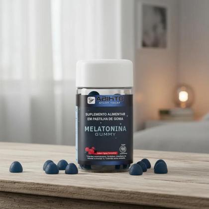 Imagem de Melatonina Gummys Abihto c/60 Frutas Vermelhas kit c/2