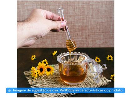 Imagem de Meleira de Cristal com Pegador Coração Lyor 9,5x12cm