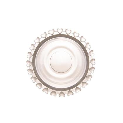 Imagem de Meleira Lyor Cristal C/Pegador Coração 9,5x12cCm - 1753