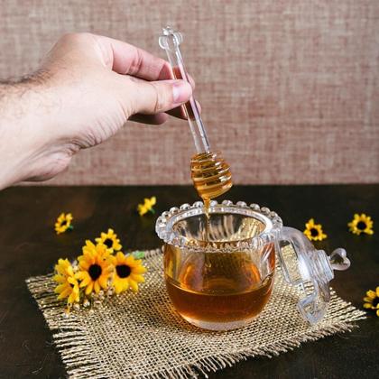 Imagem de Meleira Lyor Cristal C/Pegador Coração 9,5x12cCm - 1753