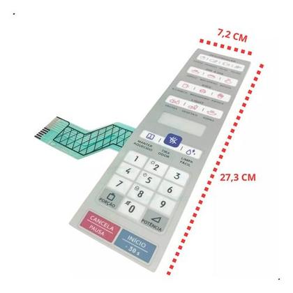 Imagem de Membrana Microondaselectrolux Painel Controleme044 A06414801