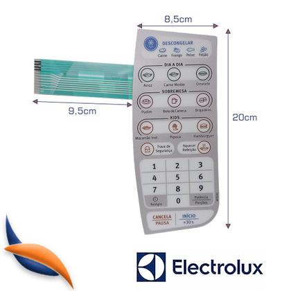 Imagem de Membrana Painel Microondas MTD30 Electrolux A07653101