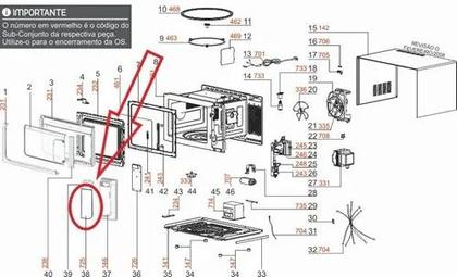 Imagem de Membrana Painel Teclado Microondas Electrolux 69580892