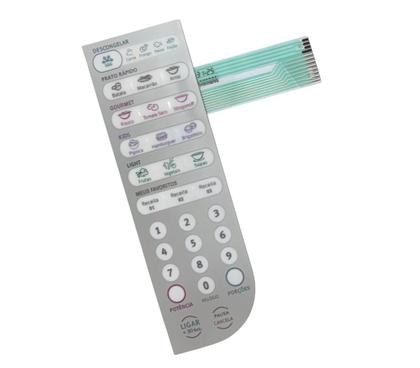 Imagem de Membrana / teclado compativel microondas mef41 - flat invertido