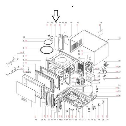 Imagem de Membrana Teclado Forno Microondas Electrolux A11066301 Ms37r