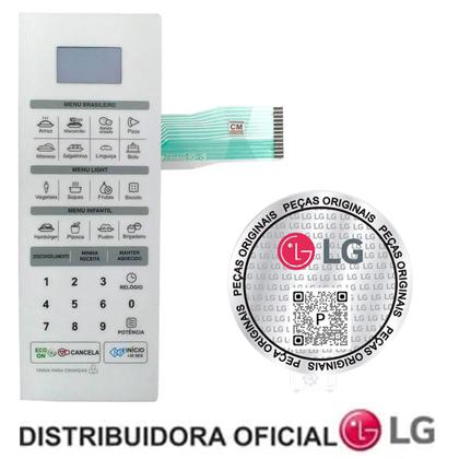 Imagem de Membrana Teclado Microondas LG MS3052RA.FW1GLGZ