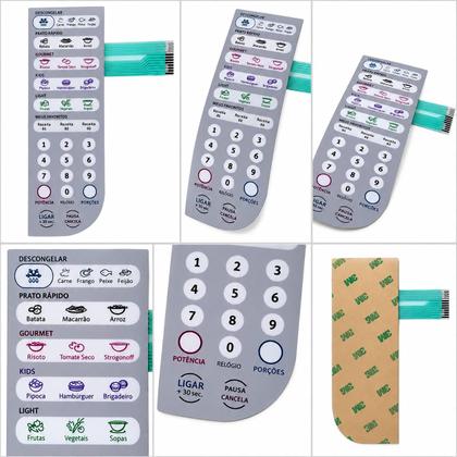 Imagem de Membrana Teclado Verde Electrolux 69580894 MEF41 Original