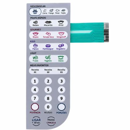 Imagem de Membrana Teclado Verde Electrolux 69580894 MEF41 Original