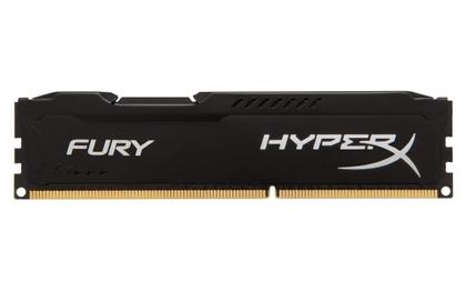 Imagem de Memória 4GB DDR3 Kingston HyperX Fury 1600MHz Preto (HX316C10FB/4)