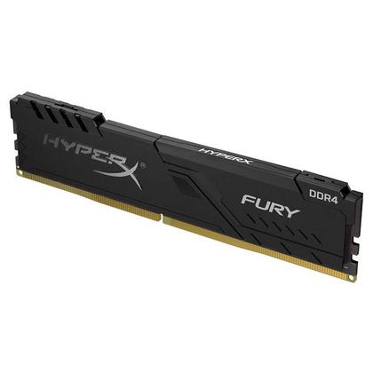 Imagem de Memoria 4GB DDR4 2666MHZ Kingston HYPER X FURY BLACK HX426C16FB3/4